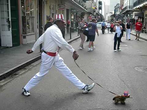 Street Performer &quot;Uncle Louis&quot; in New Orleans